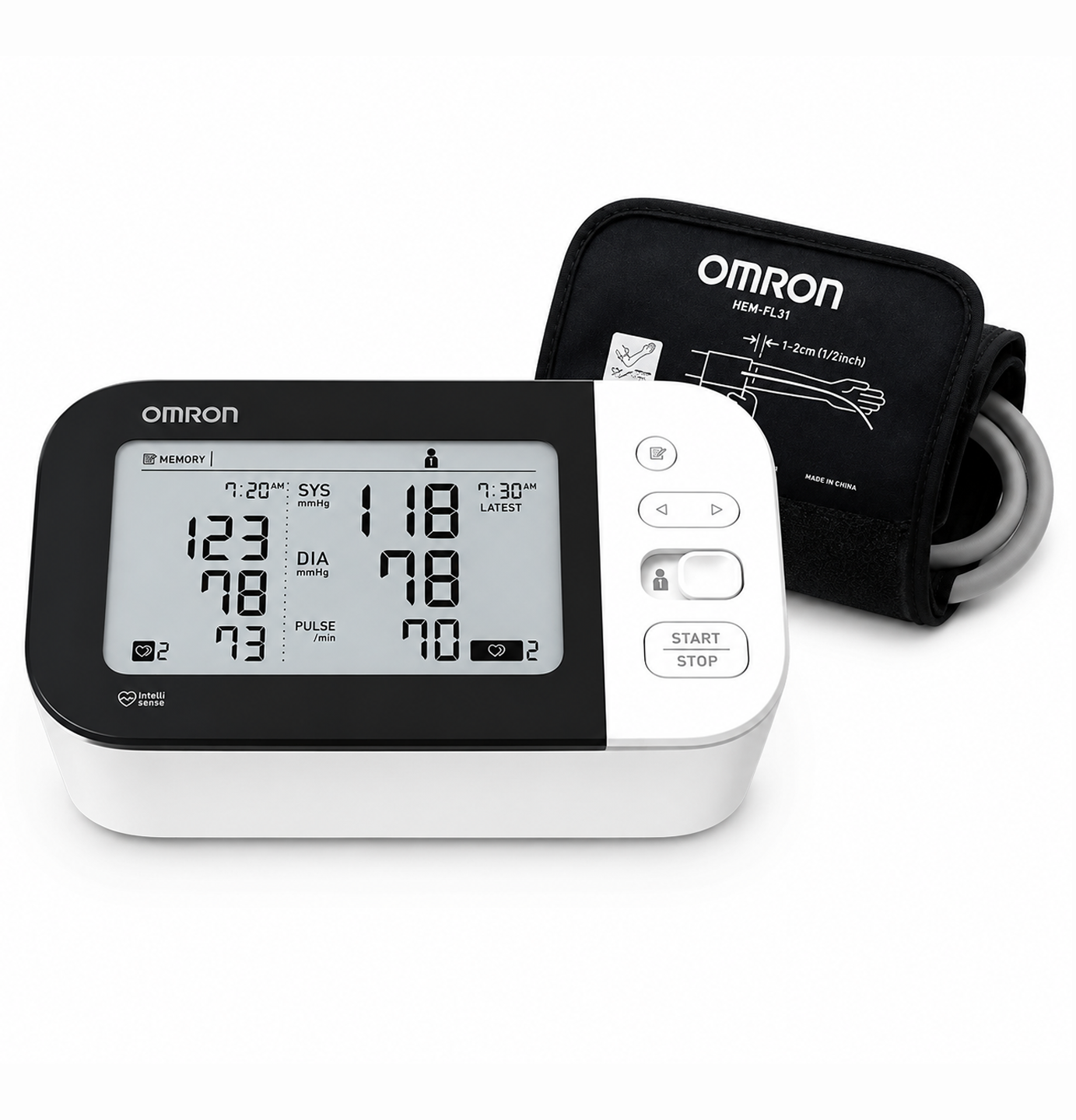 Omron Series 7 devices to measure blood pressure
