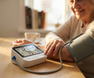 Talking blood pressure cuff